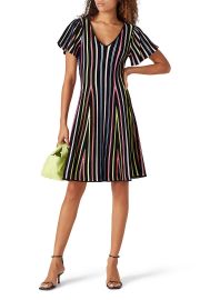 Milly rainbow stripe on sale dress