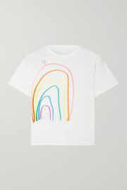 Rainbow Organic Cotton Graphic Tee by The Row at Net A Porter