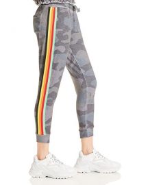 Rainbow-Stripe Camo Jogger Pants at Bloomingdales