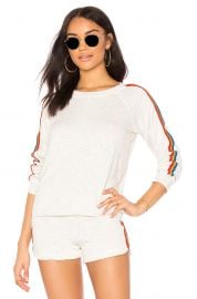 Rainbow Stripe Pullover at Revolve