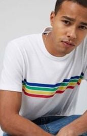 Rainbow Stripe Tee at Forever 21