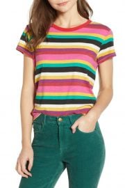 Rainbow Stripe Tee by Pam & Gela at Nordstrom Rack