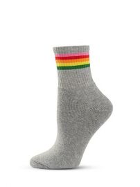 Rainbow Stripe Tube Socks at Topshop