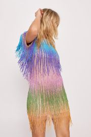 Rainbow Tassel Fringe Shift Dress at Nasty Gal