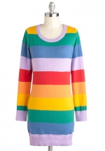 Rainbow sweater from Modcloth at Modcloth