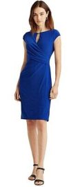 Ralph Lauren BLUE Cap Sleeve Day Dress US 10 eBay at eBay