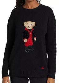 Ralph Lauren Bear Cashmere Sweater at eBay