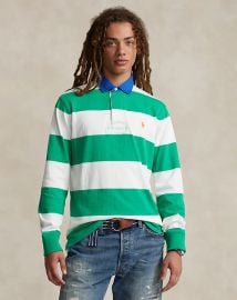 Ralph Lauren Classic Fit Striped Jersey Rugby Shirt at Ralph Lauren