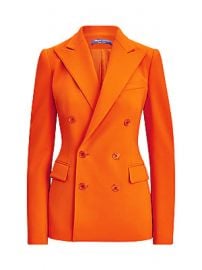 Ralph Lauren Collection - Camden Double Breasted Wool-Blend Jacket at Saks Fifth Avenue