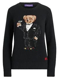 teddy jumper black