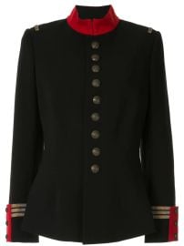 Ralph Lauren Collection Fitted Military Jacket Black at Farfetch