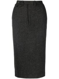 Ralph Lauren Collection Wool Pencil Skirt - at Farfetch