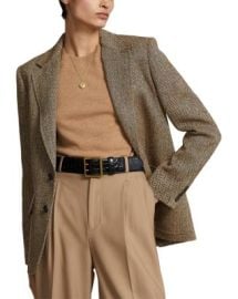 Ralph Lauren Herringbone Blazer Bloomingdalex27s Women at Bloomingdales