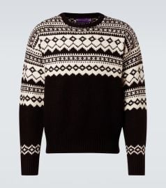 Ralph Lauren Intarsia cashmere sweater at Mytheresa