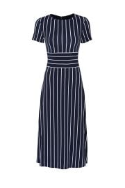 WornOnTV: Adriana Diaz’s navy striped dress on CBS This Morning ...