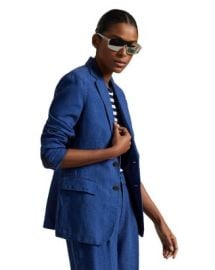 Ralph Lauren Lauren Ralph Lauren Woven Linen Blazer Bloomingdales at Bloomingdales