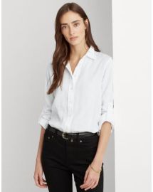 Ralph Lauren Linen Long Sleeve Collared Button Down Shirt Bloomingdales at Bloomingdales