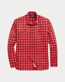 Ralph Lauren Plaid Print Chamois Workshirt at Ralph Lauren