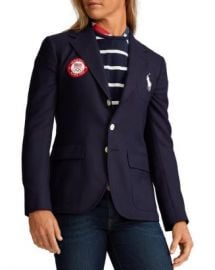 Ralph Lauren Polo Ralph Lauren Team USA Opening Ceremony Slim Fit Blazer   Bloomingdales at Bloomingdales