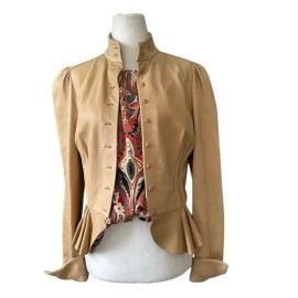 Ralph Lauren Purple Label Jackets amp Coats Ralph Lauren Purple Label Collection Leather Military Jacket Peplum Size 8 Poshmark at Poshmark