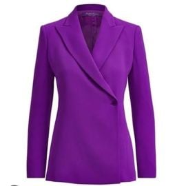 Ralph Lauren Purple Label Jackets amp Coats Ralph Lauren Purple Label Womens Side Button Blazer Purple Made In Italy Classic Poshmark at Poshmark