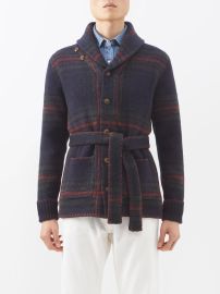 Ralph Lauren RRL Plaid Wool Linen Cardigan at Matches