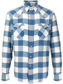 Ralph Lauren RRL gingham-print Shirt Blue KW at Farfetch