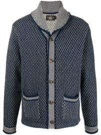 Ralph Lauren RRL jacquard-knit shawl-collar Cardigan - at Farfetch