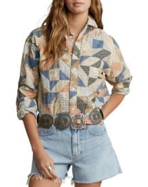 Ralph Lauren Ralph Lauren Cotton Patchwork Blouse Bloomingdales at Bloomingdales