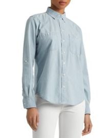 Ralph Lauren Relaxed Roll Sleeve Shirt Bloomingdales at Bloomingdales