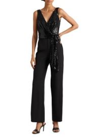 Ralph Lauren Sequin Bodice Sleeveless Wide Leg Jumpsuit Bloomingdales at Bloomingdales