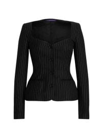 Ralph Lauren Serilda Pinstriped Jacket at Saks Fifth Avenue