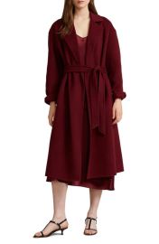 Ralph Lauren Wool Blend Wrap Coat at Nordstrom