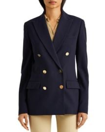 Ralph Lauren Wool Crepe Blazer Bloomingdales at Bloomingdales
