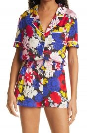 Ramona Floral Piped Button-Up Blouse   Nordstrom at Nordstrom