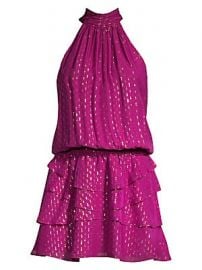 Ramy Brook - Christina Halterneck Mini Dress at Saks Fifth Avenue