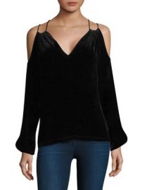 Ramy Brook - GIgi Velvet Cutout Top at Saks Fifth Avenue