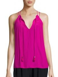 Ramy Brook - Marissa Tie Neck Tank Top at Saks Fifth Avenue