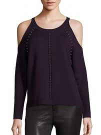 Ramy Brook - Maya Long Sleeve Merino Wool Cold Shoulder Top at Saks Fifth Avenue