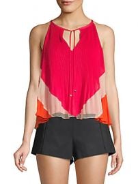 Ramy Brook - Nitsan Sleeveless Printed Blouse at Saks Off 5th