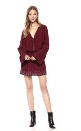 Ramy Brook  Izzie Long Sleeve Studded Dress at Amazon