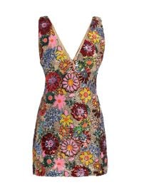 Ramy Brook Aera Floral Sequined Sheath Minidress at Saks Fifth Avenue