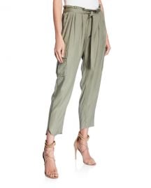 Ramy Brook Allyn Drawstring Pants with Utility Pockets at Neiman Marcus