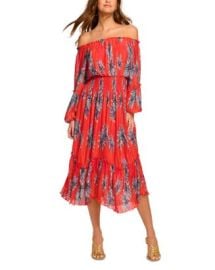 Ramy Brook Alyce Floral Off The Shoulder Smocked Dress Bloomingdales at Bloomingdales