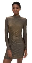 Ramy Brook Amarylis Mini Dress Gold Knit XXS at Shopbop