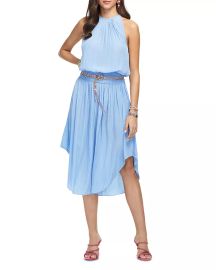 Ramy Brook Audrey Sleeveless Halter Drop Waist Midi Dress   Bloomingdales at Bloomingdales