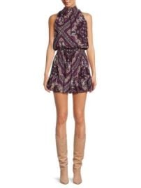 Ramy Brook Chrissie Paisley Blouson Dress on SALE at Saks Off 5th