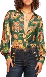 Ramy Brook Eliza Print Button Up Shirt at Nordstrom