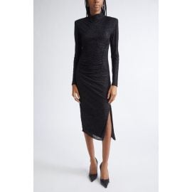 Ramy Brook Eveline Flocked Dot Long Sleeve Dress at Nordstrom