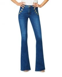 Ramy Brook Helena Mid-Rise Flare Jeans at Neiman Marcus